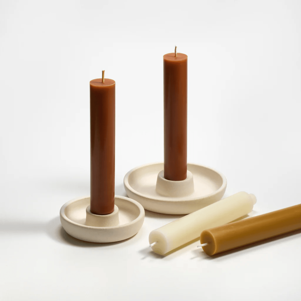 Greentree Beeswax Column Candles - Bloomfields