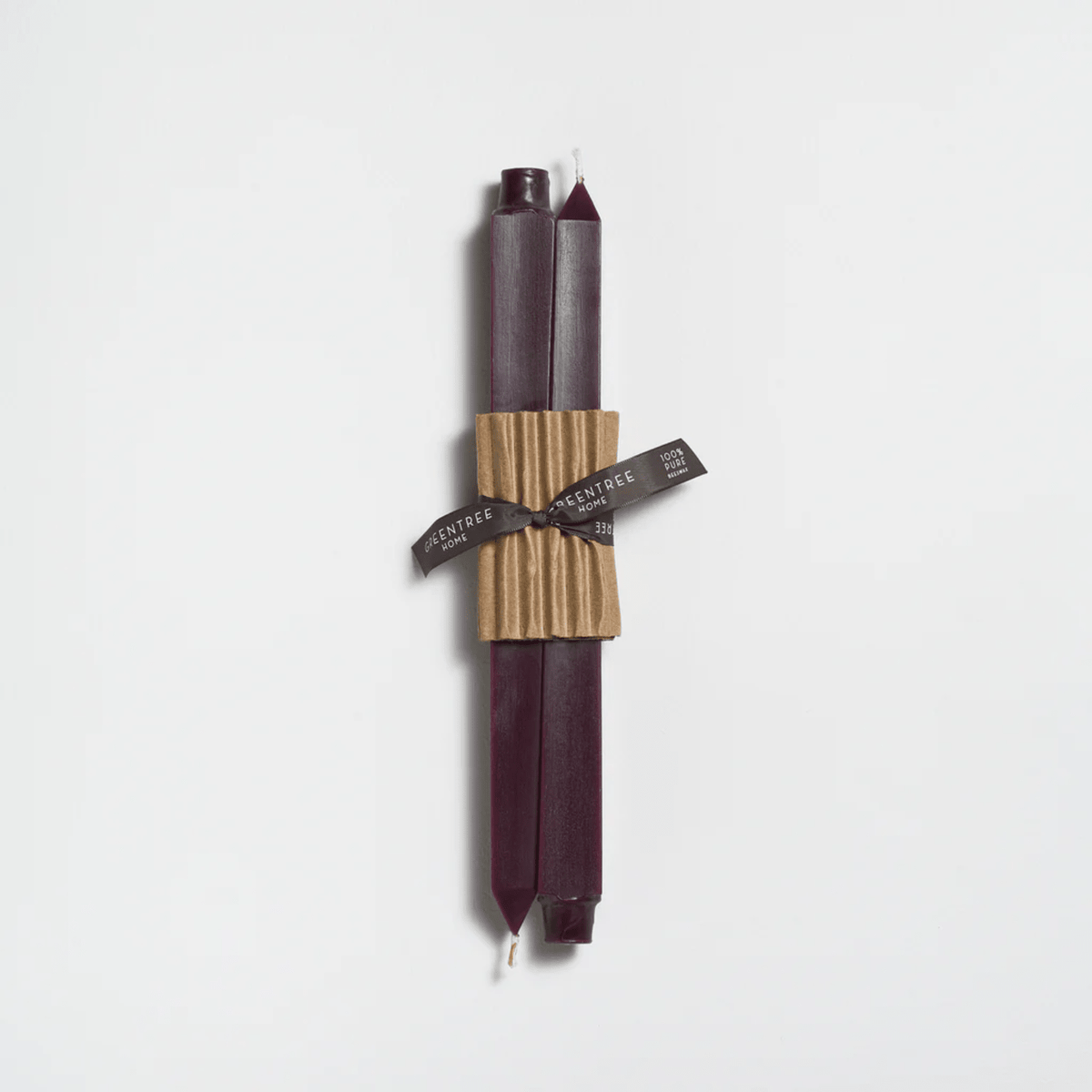 Greentree Beeswax Square Tapers - Bloomfields