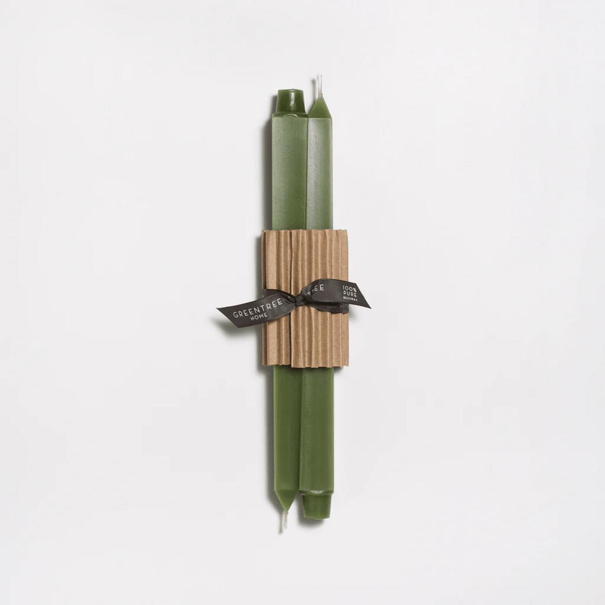 Greentree Beeswax Square Tapers - Bloomfields