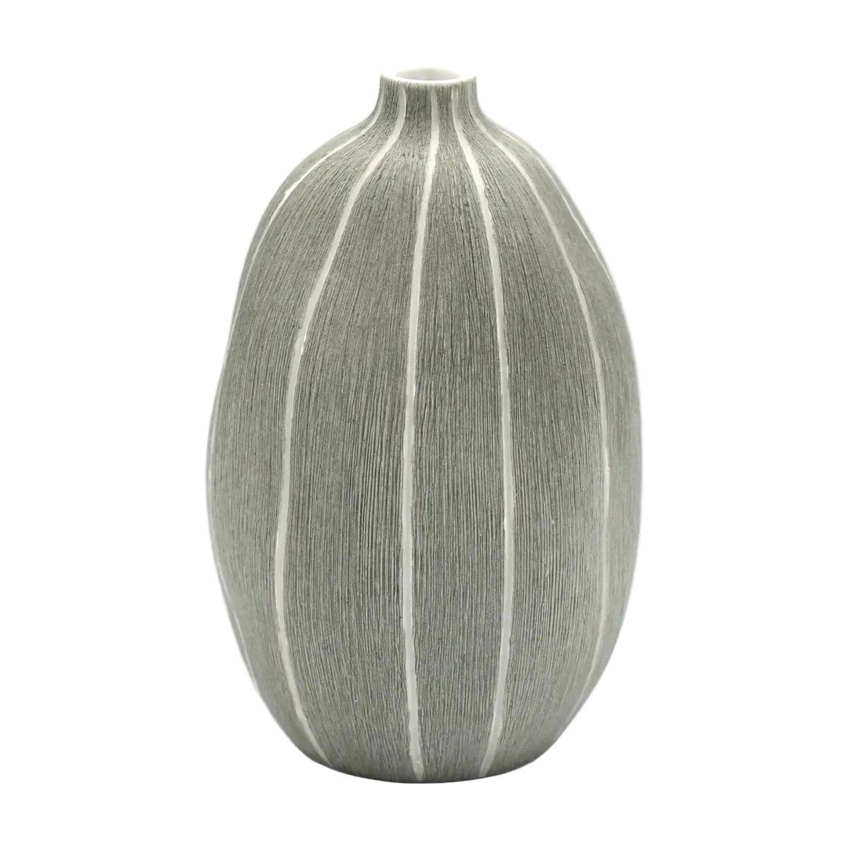 Gugu Sag Gray Porcelain Bud Vase - Bloomfields