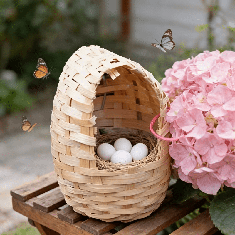 Handwoven Bamboo Bird Nest - Bloomfields