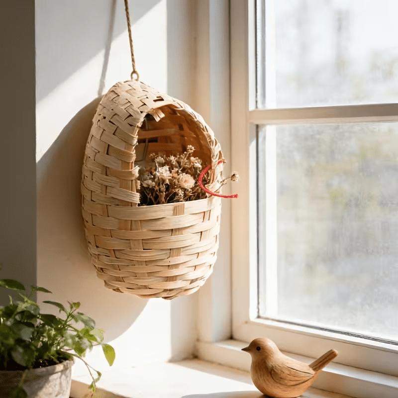Handwoven Bamboo Bird Nest - Bloomfields