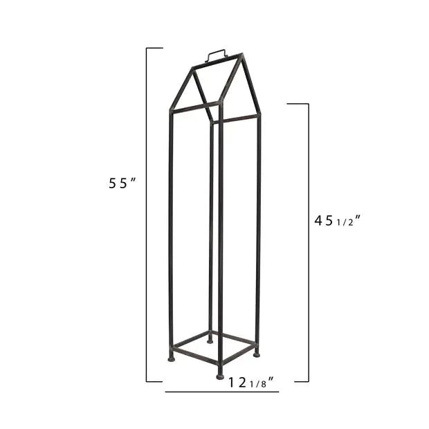 House Shaped Metal Log Holder - Bloomfields