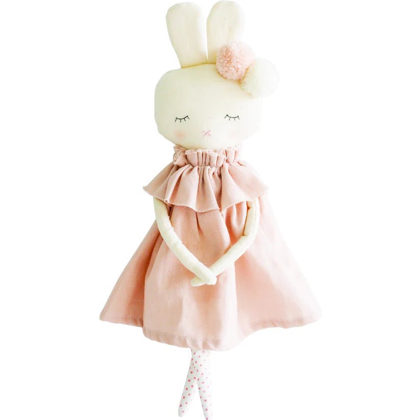 Isabelle Bunny 40cm Pink Linen - Bloomfields