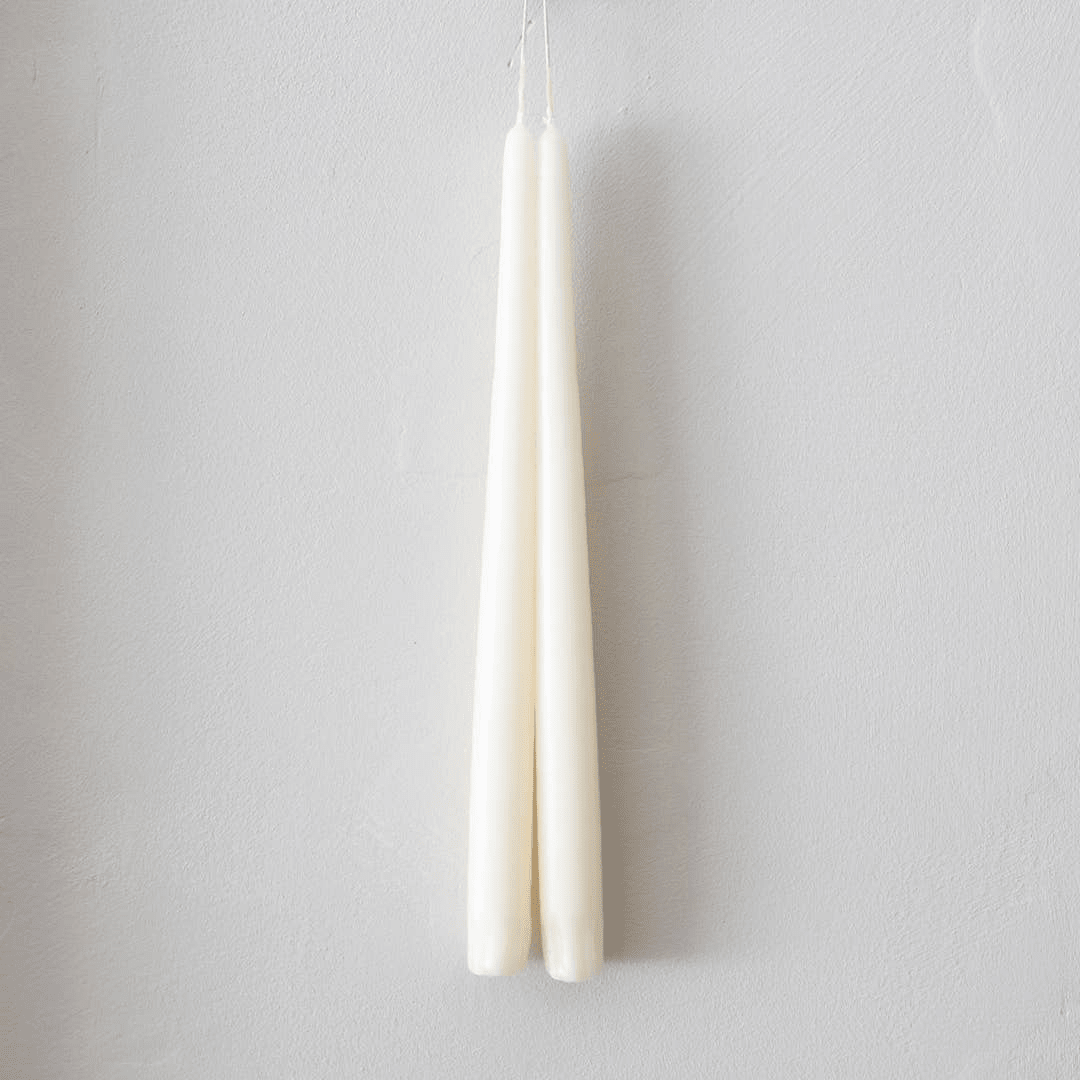 Ivory Taper Candles, Socco Designs - Bloomfields