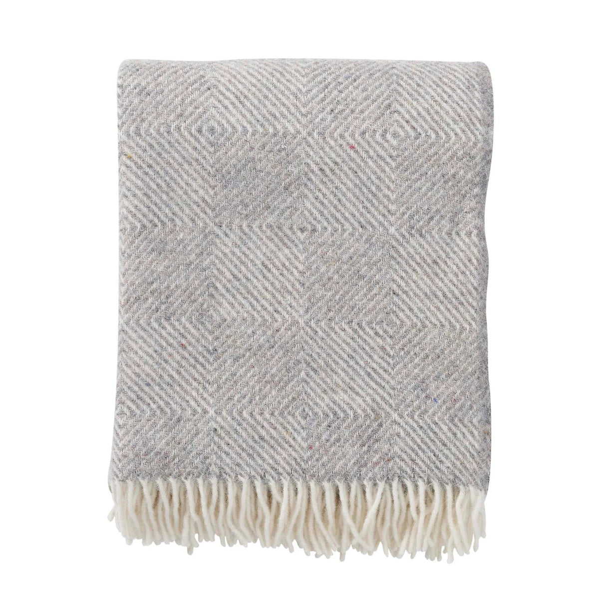 Klippan Gooseye Throw Grey - Bloomfields