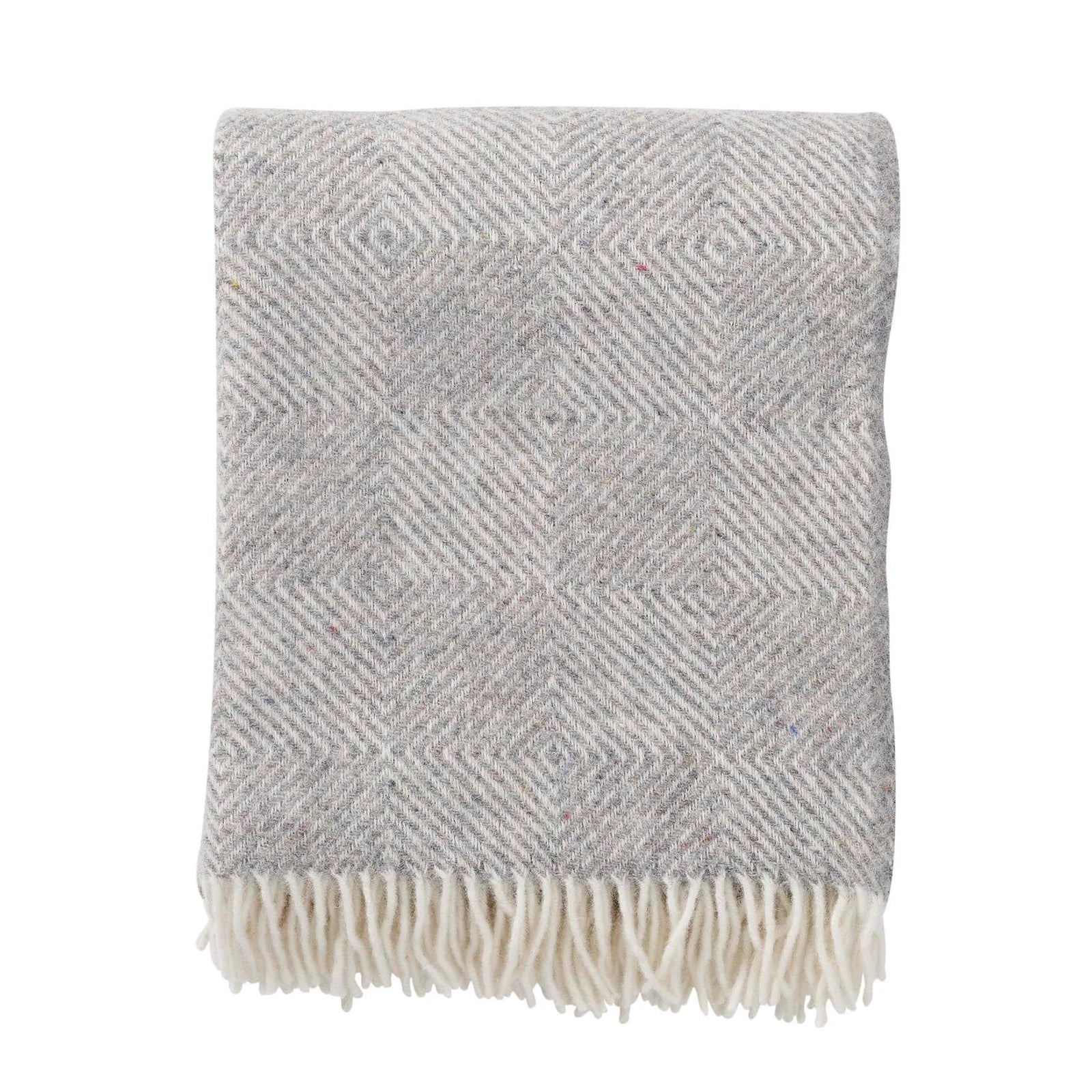 Klippan Gooseye Throw Grey - Bloomfields