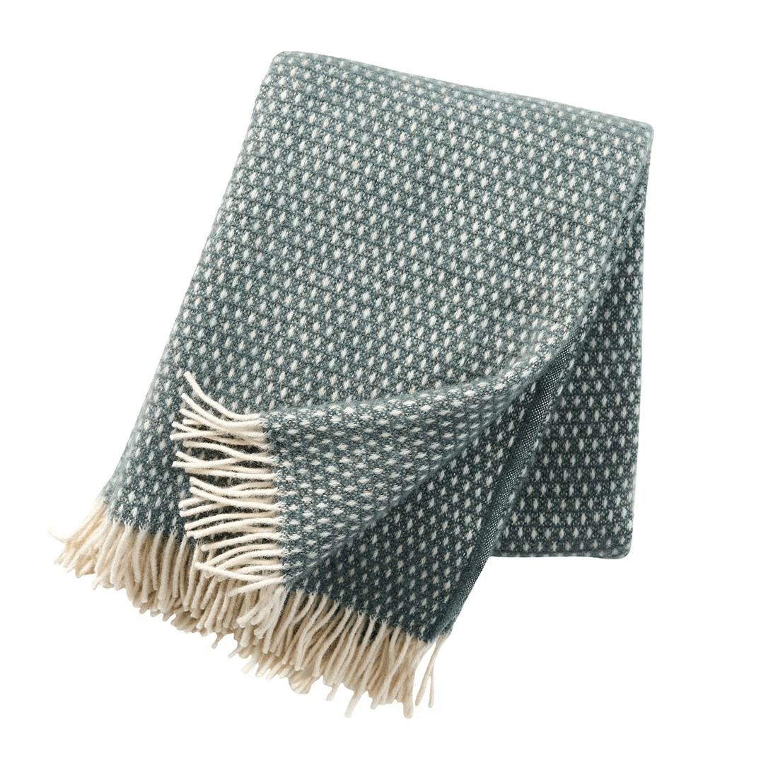 Klippan Knut Throw Balsam Green - Bloomfields