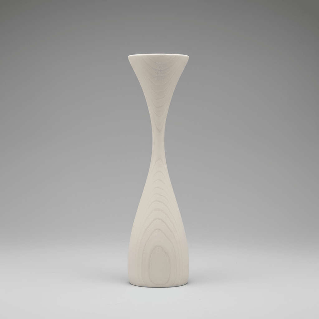 Lily White Candle Holder, John Ward - Bloomfields