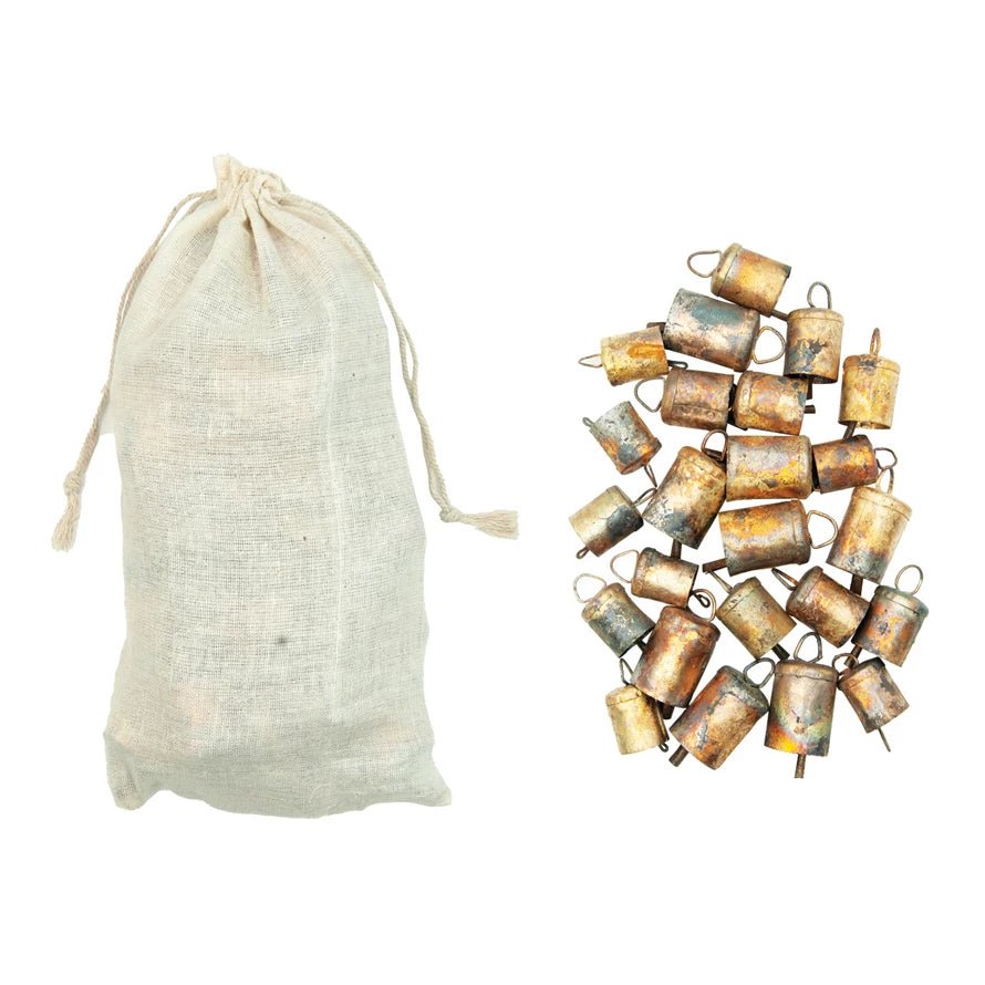 Metal Bells in Muslin Bag - Bloomfields