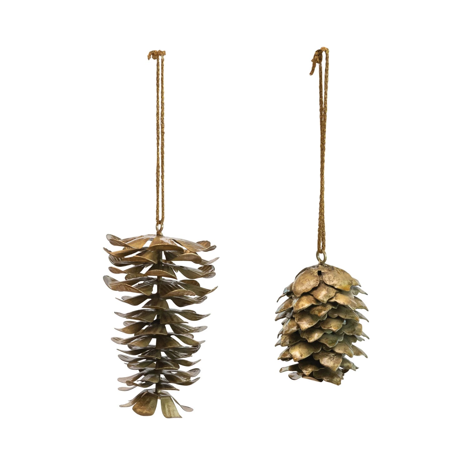 Metal Pinecone Ornaments - Bloomfields