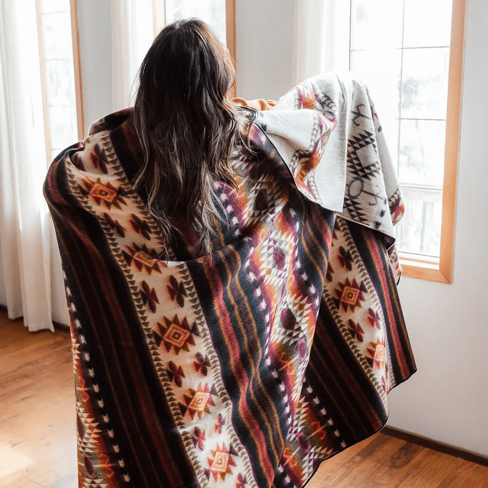 Midnight Lights Alpaca Blanket, Meraki Movement - Bloomfields