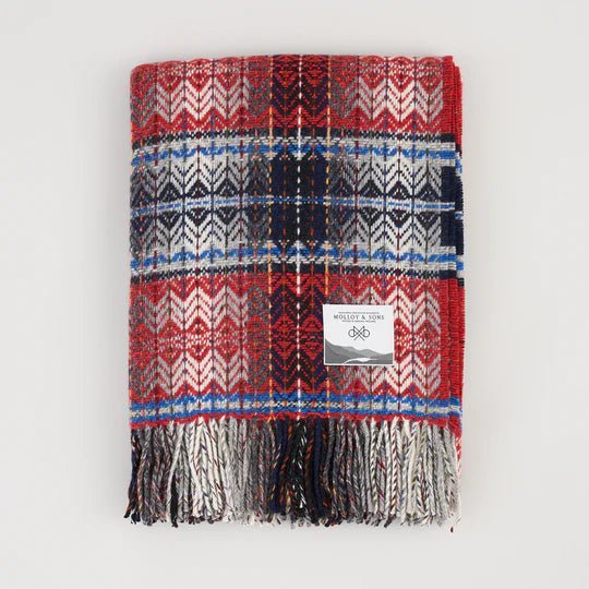 Molloy & Sons Diamond Weave Throw Blankets - Bloomfields
