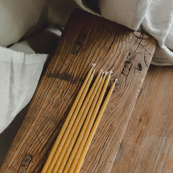 Monastery Beeswax Candles 1/4&quot; - Bloomfields