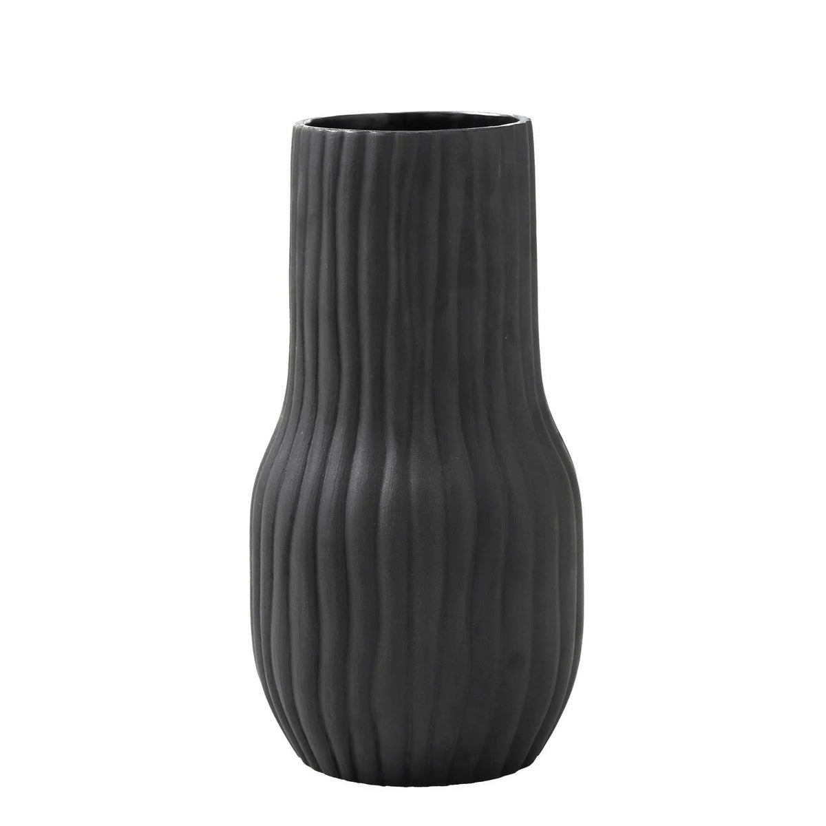 Nocera Matte Black Vase - Bloomfields