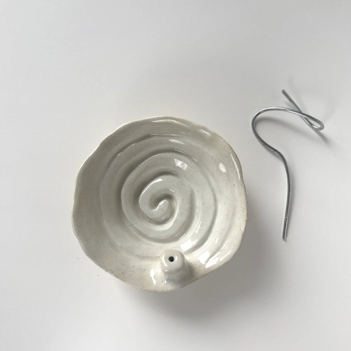 Oksana Berda Spiral Bowl Stem Holder White - Bloomfields