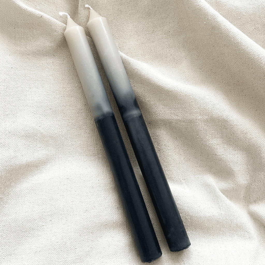 Ombré Taper Candles in Black - Bloomfields