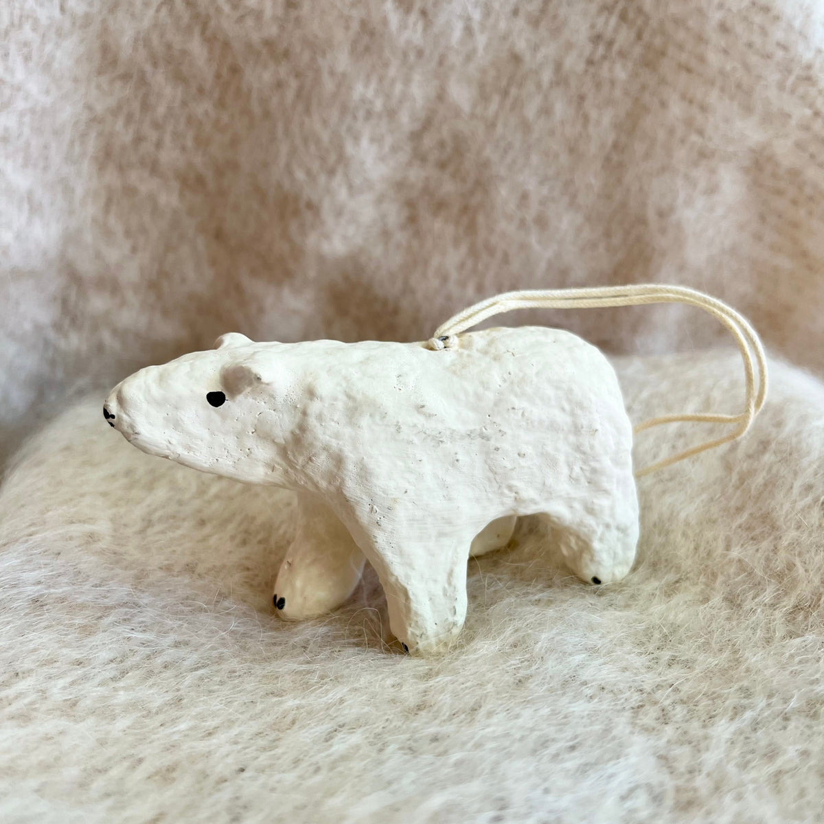 Paper Mache Winter Animal Ornaments - Bloomfields