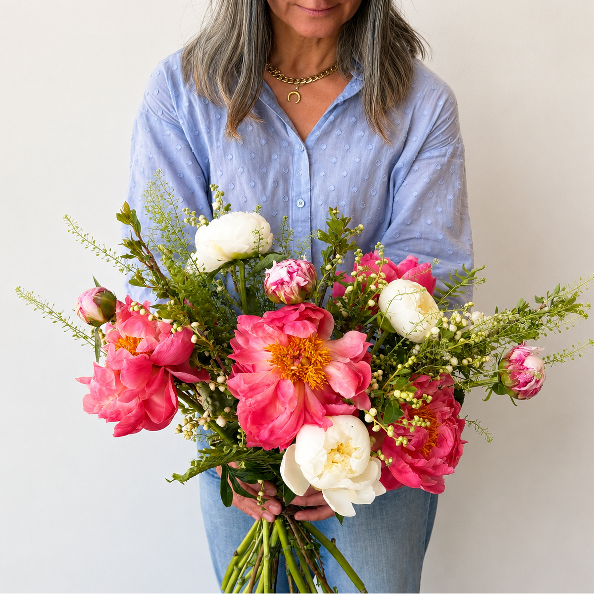 Peony Afterglow Prom Bouquet - Bloomfields