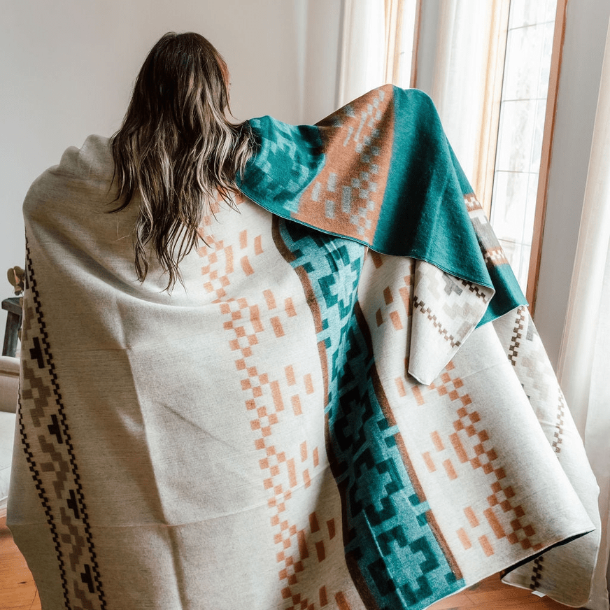 Pinewood Retreat Alpaca Blanket, Meraki Movement - Bloomfields