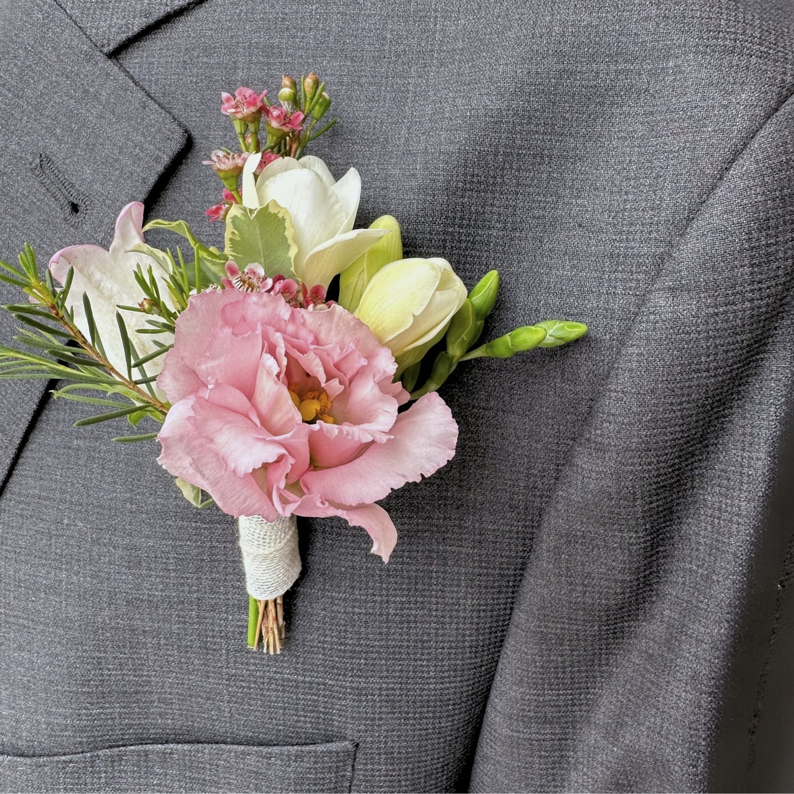 Pink Boutonniere - Bloomfields