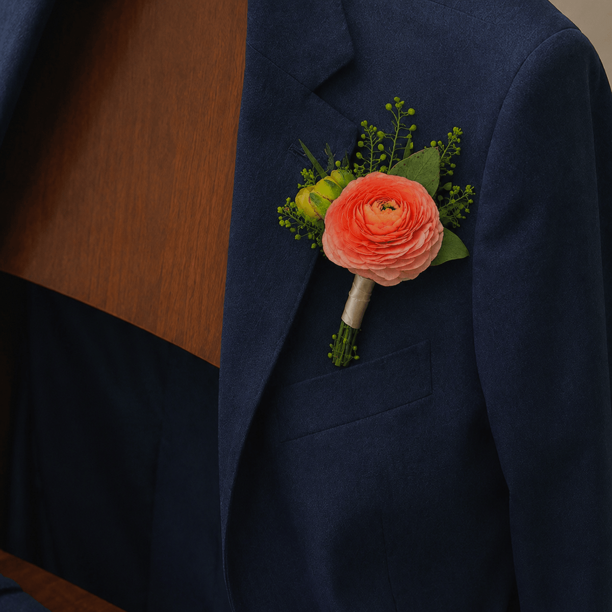 Pink Boutonniere - Bloomfields