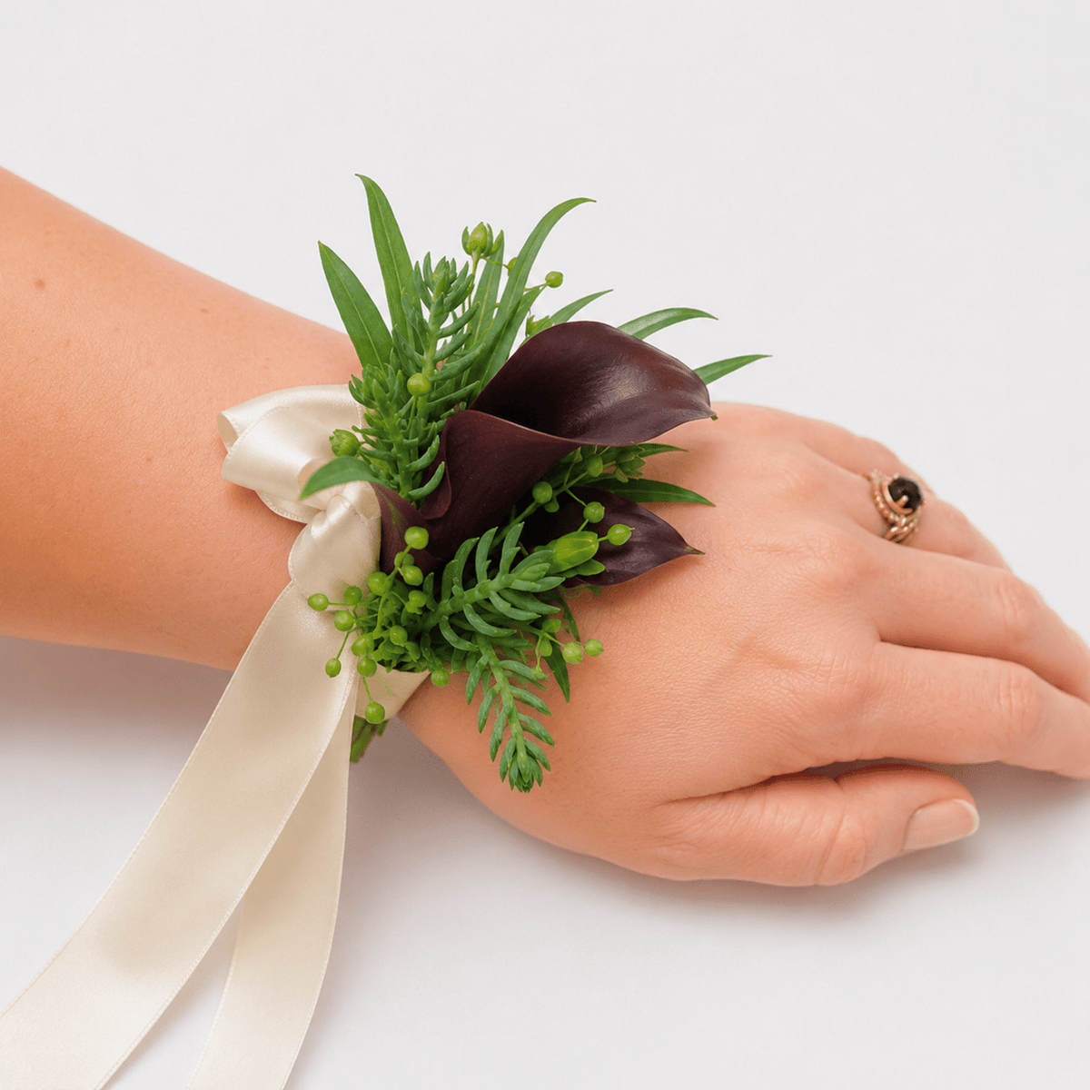 Plum Cala Corsage - Bloomfields