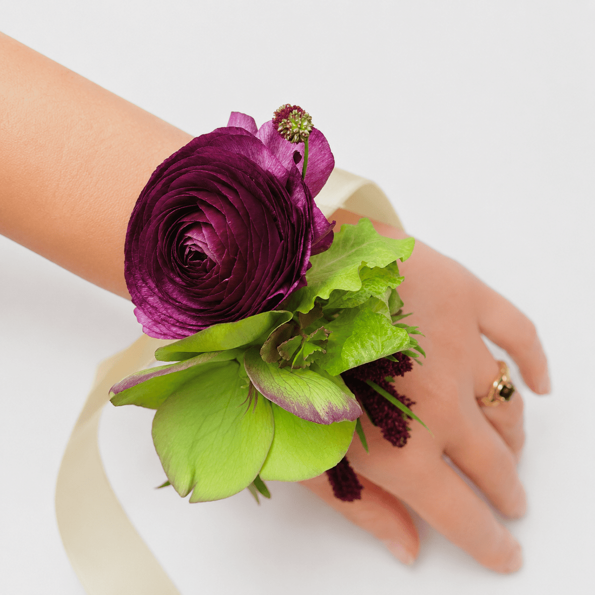 Plum Ranunculus Corsage - Bloomfields
