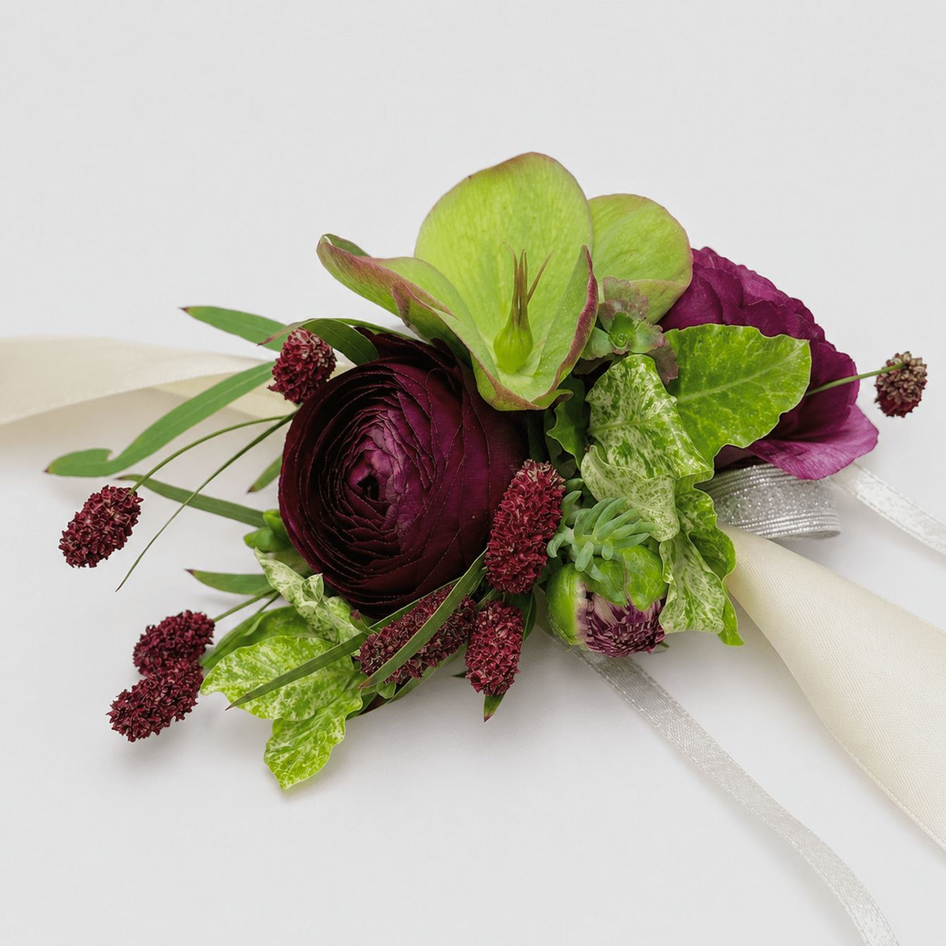 Plum Ranunculus Corsage - Bloomfields