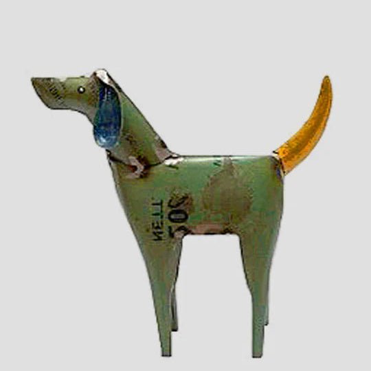 Reclaimed Metal Little Dog - Bloomfields