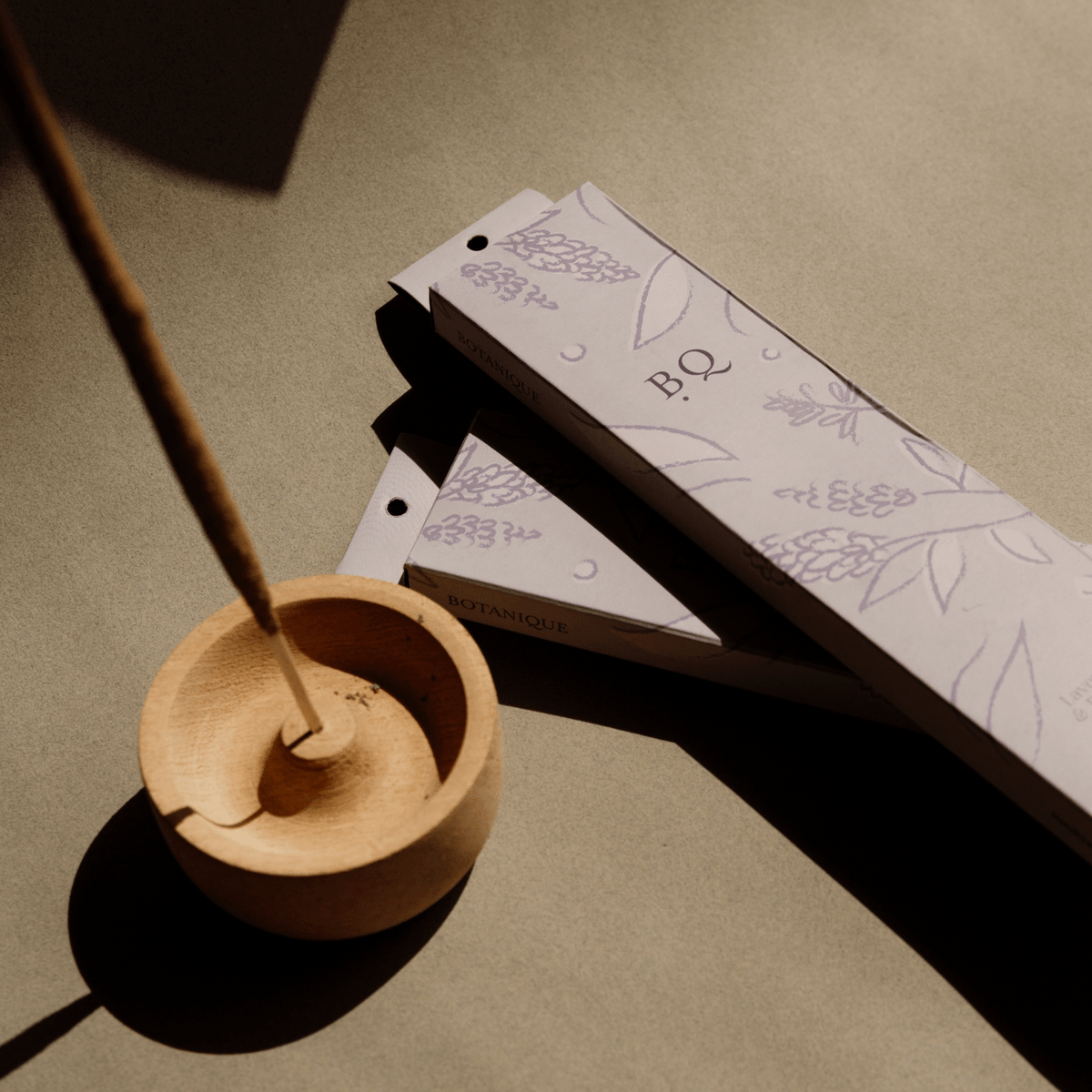 Rustic Wood Incense Holder - Bloomfields