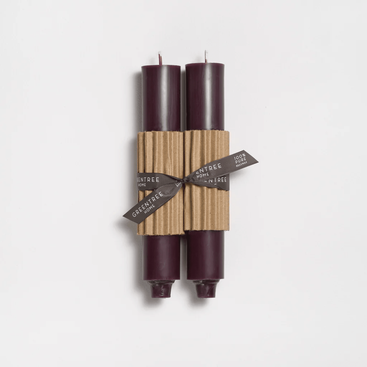 Sangria Column Beeswax Candles, Greentree Home - Bloomfields