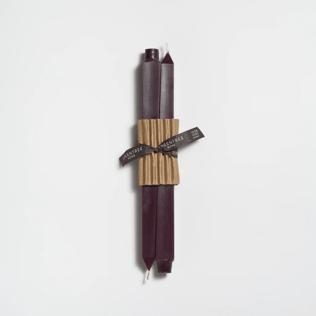 Sangria Square Beeswax Candles, Greentree Home - Bloomfields