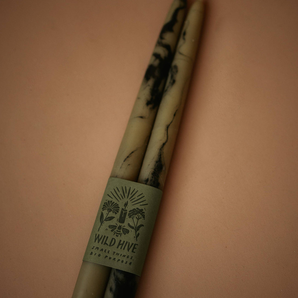 Smokey Beeswax Tapers - Bloomfields