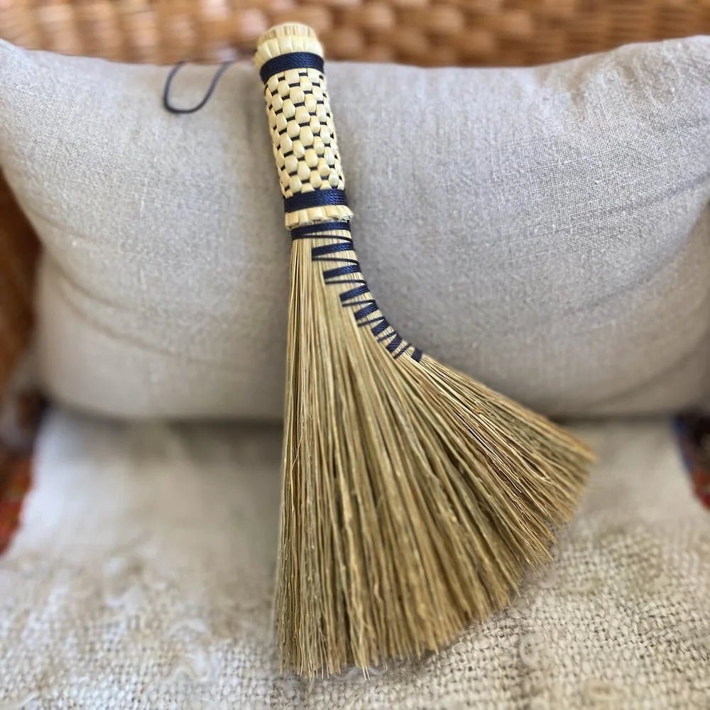 Soft Woven Handle Broom Black - Bloomfields