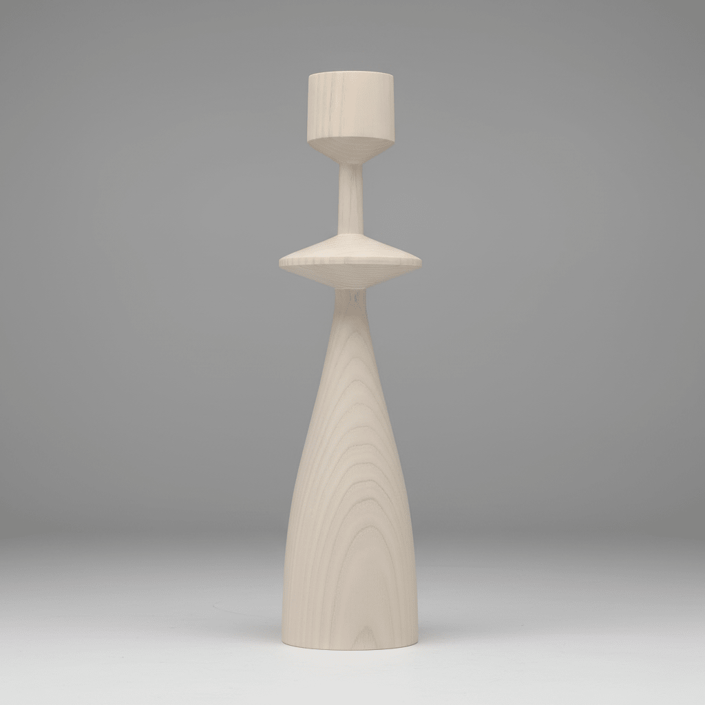 Soldier White Candle Holder, John Ward - Bloomfields