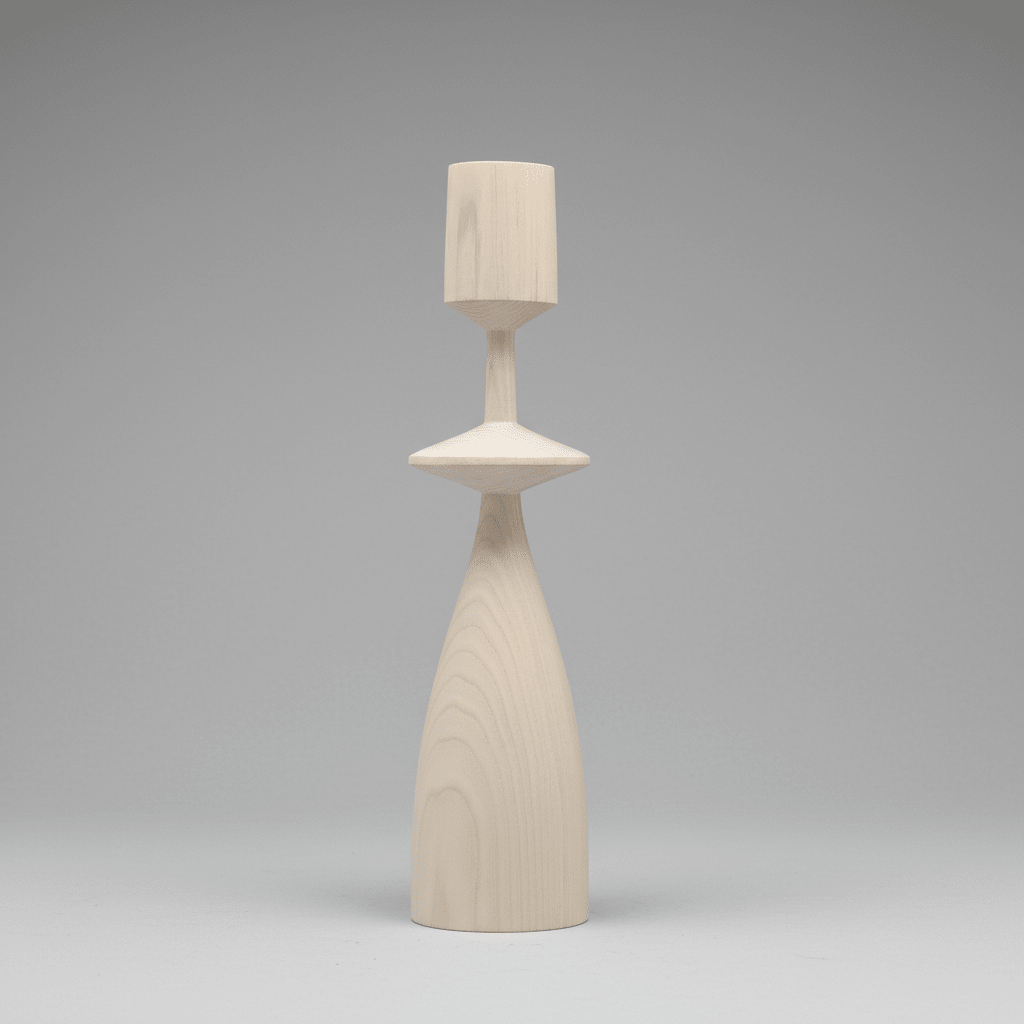 Soldier White Candle Holder, John Ward - Bloomfields