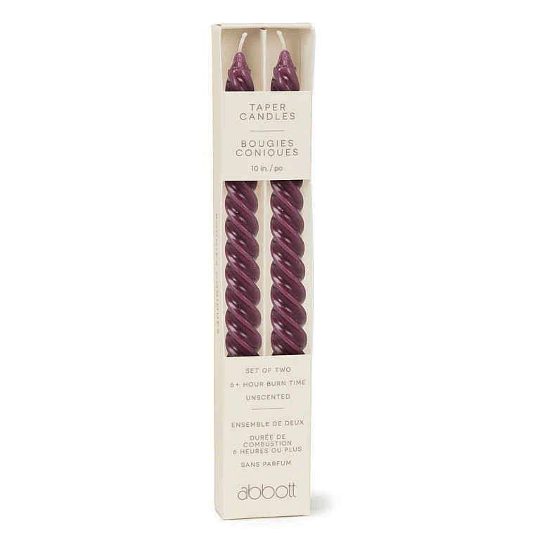 Spiral Taper Candles - Bloomfields