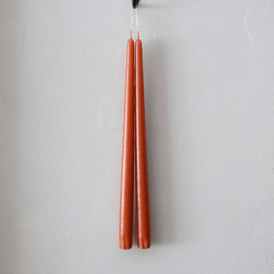 Terracotta Taper Candles, Socco Designs - Bloomfields