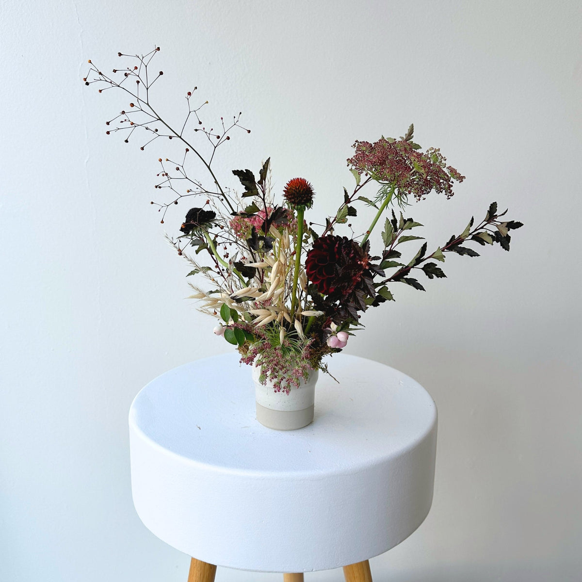 Twilight Plum Lakole Pottery Arrangement - Bloomfields