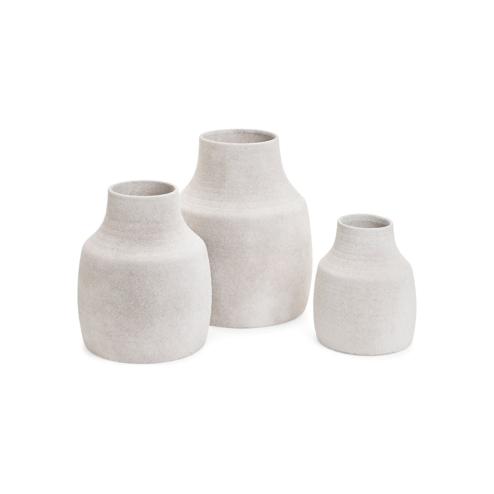 Vase Ceramic Textured Beige - Bloomfields