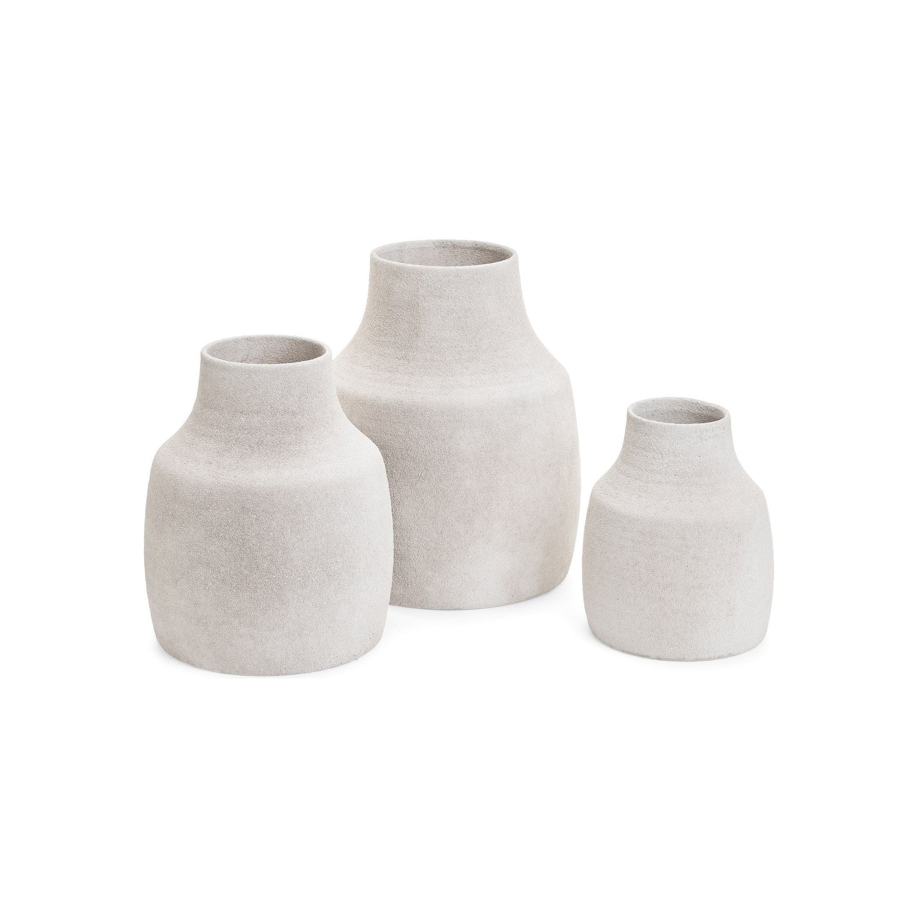 Vase Ceramic Textured Beige - Bloomfields