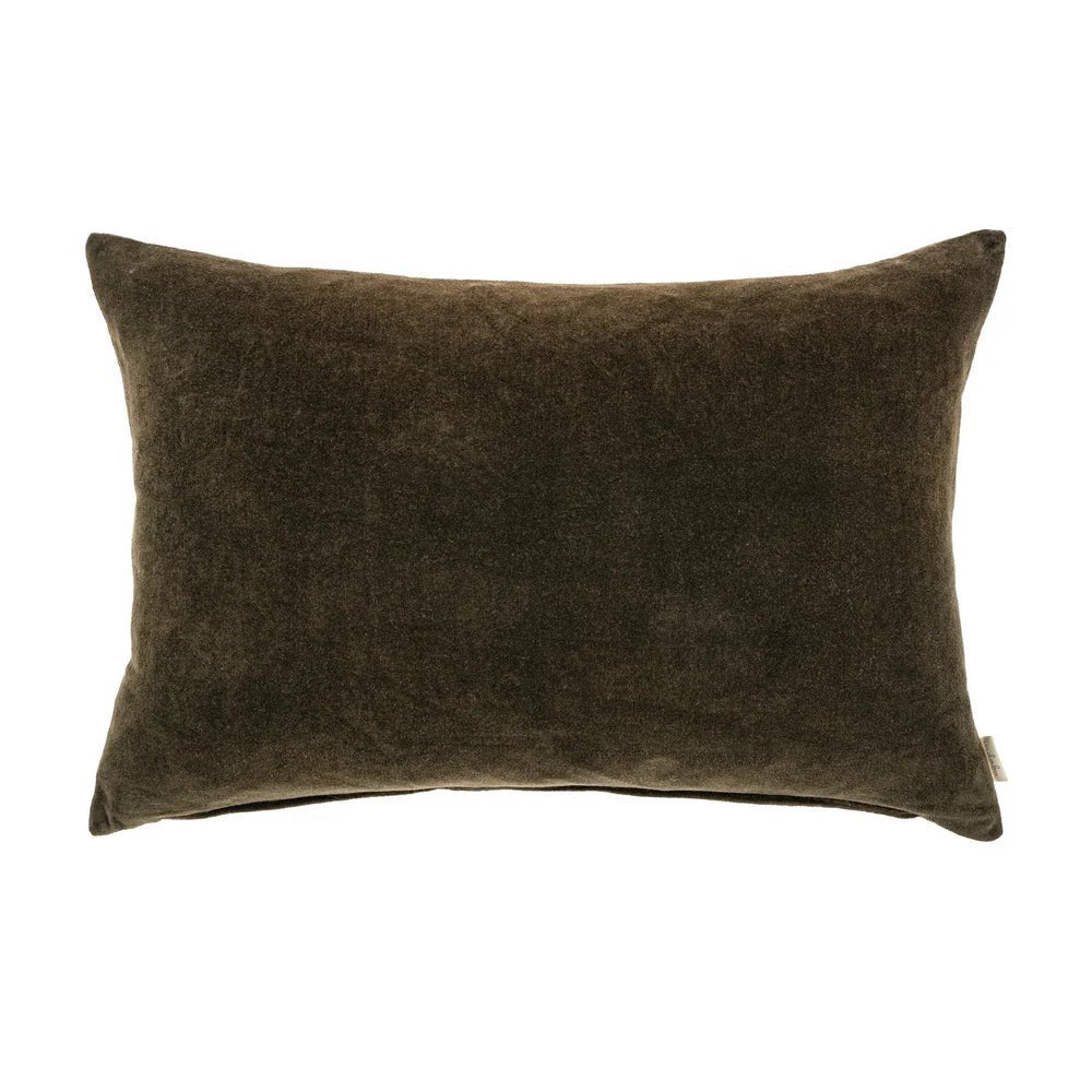 Vera Velvet Pillow Midnight Green - Bloomfields
