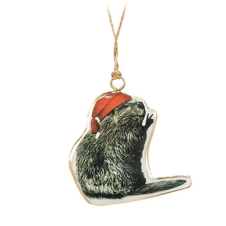 Voyageur Beaver Ornament - Bloomfields