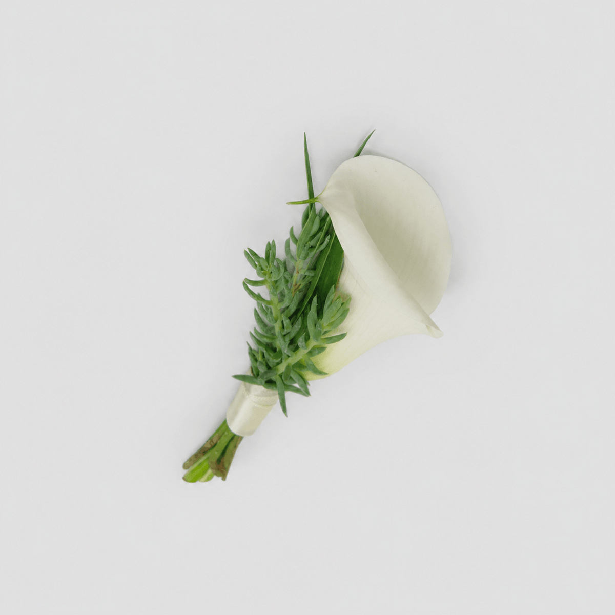 White Cala Boutonniere - Bloomfields