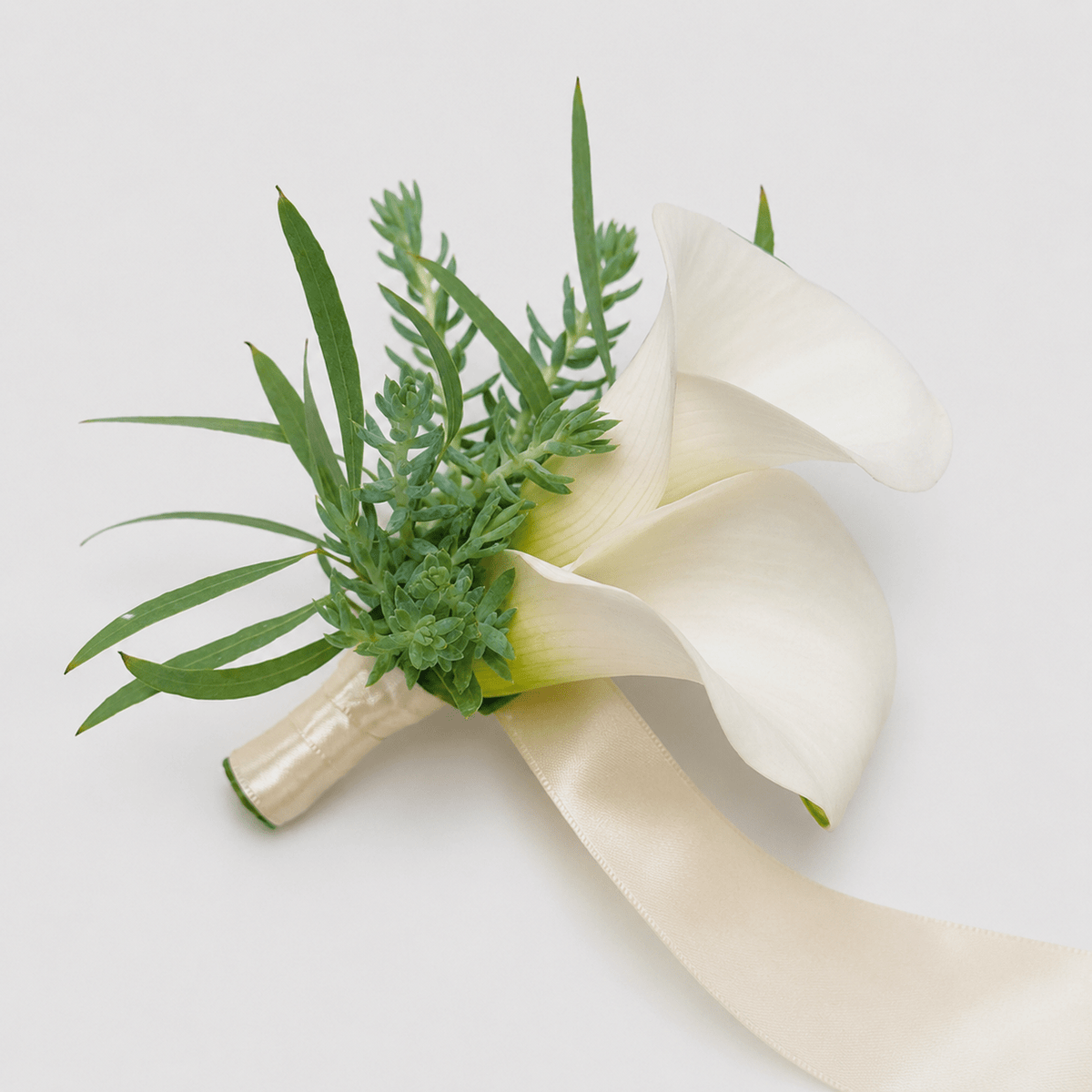 White Cala Corsage - Bloomfields