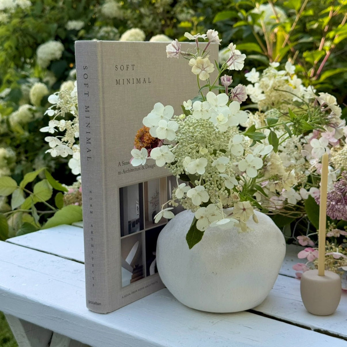 White Terra Cotta Vase - Bloomfields