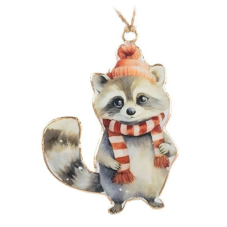 Winter Raccoon Ornament - Bloomfields