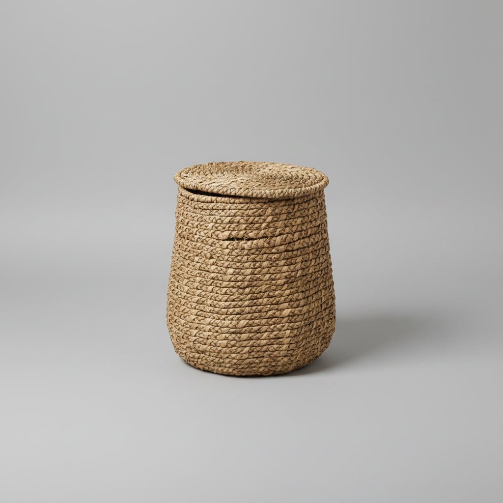 Woven Basket with Lid - Bloomfields