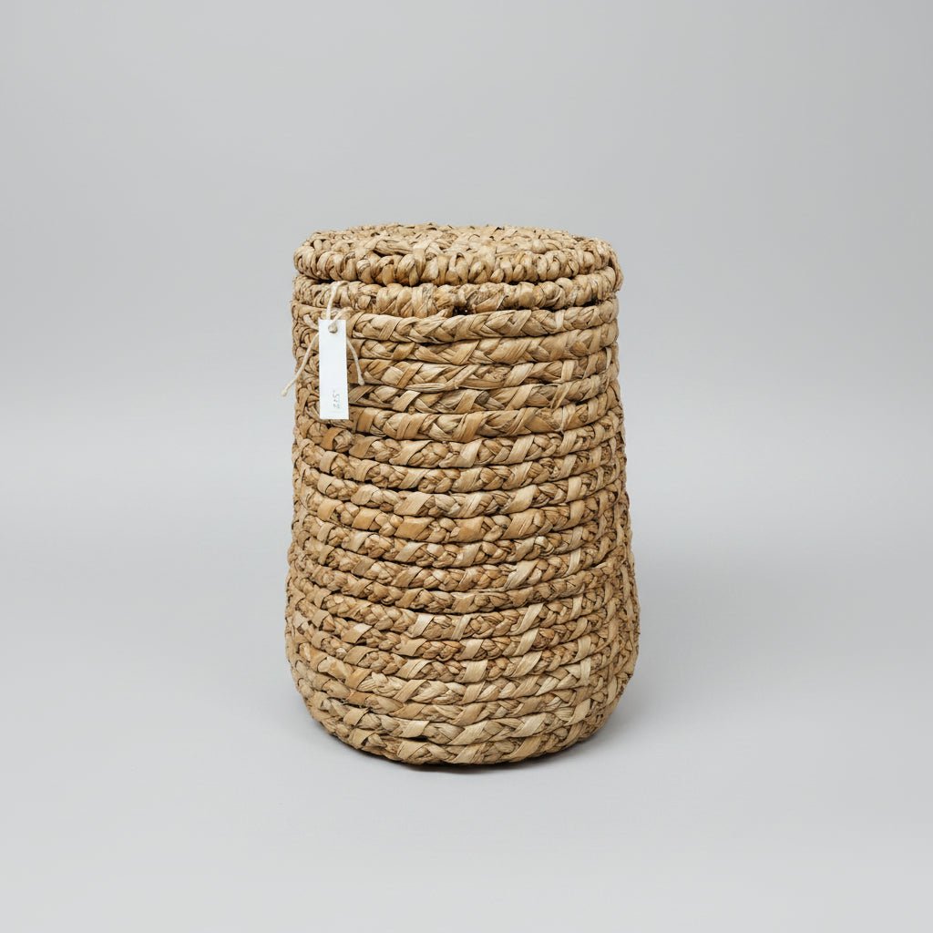 Woven Basket with Lid - Bloomfields